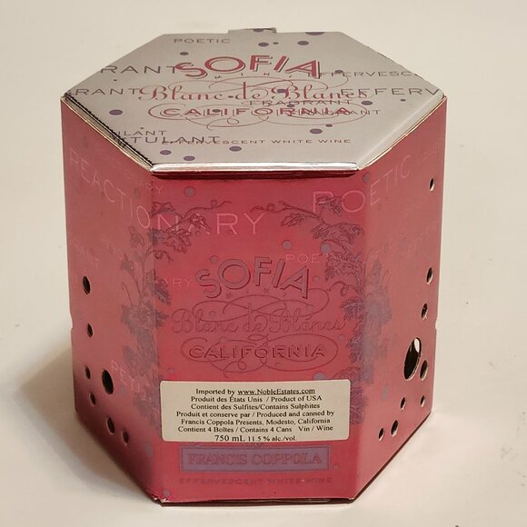 Francis Coppola Sofia MINI Blanc de Blancs Sparkling 2018 Sofia Coppola wine - Picture 2 of 3